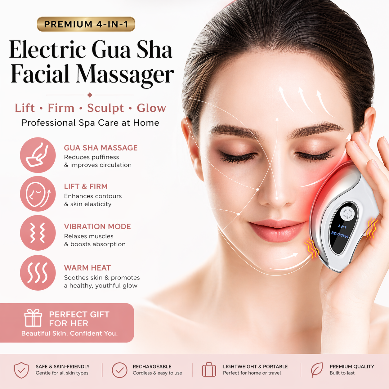 Electric Gua Sha Facial Massager