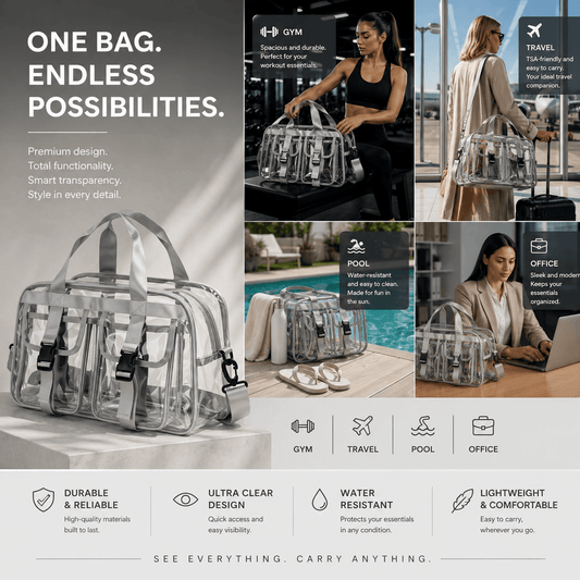 Transparent Travel Casual Bag