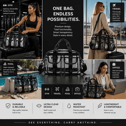 Transparent Travel Casual Bag