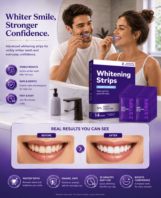 PURPLE WHITENING STRIPS
