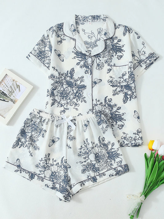 Delicat Floral Print Set Spring/Summer Pyjama